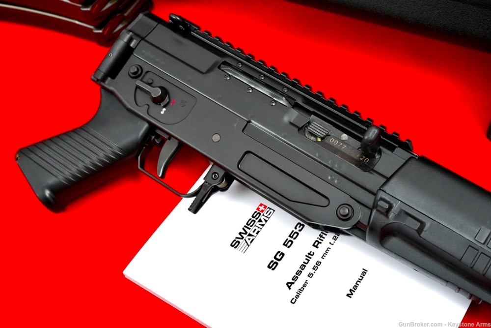 Rare San Swiss Sig SG553P .300 Pistol #77 Original Case & Extras NEW-img-9