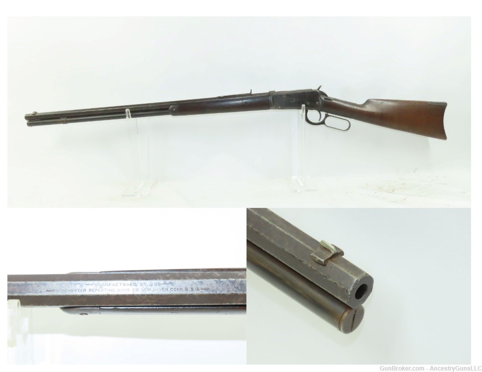 1895 mfr. Antique WINCHESTER M1894 Lever Action .32-40 WCF REPEATING Rifle -img-0