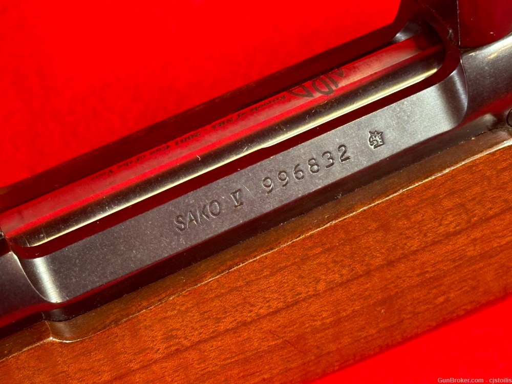 Sako V Deluxe Friends of NRA Commemorative Gold Engraved 7mm Rem Mag Rifle-img-16