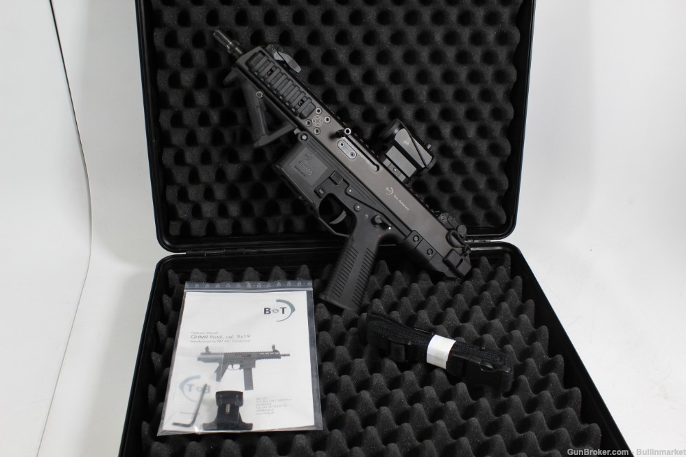 Brügger & Thomet B&T GHM9 9mm Semi Auto Pistol w/ Original Case-img-1