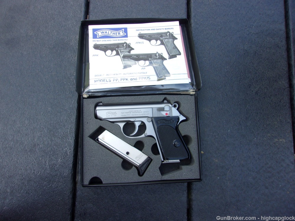 Walther PPK .380 3.25" Semi Auto Stainless Pistol INTERARMS SO NICE $1START-img-28