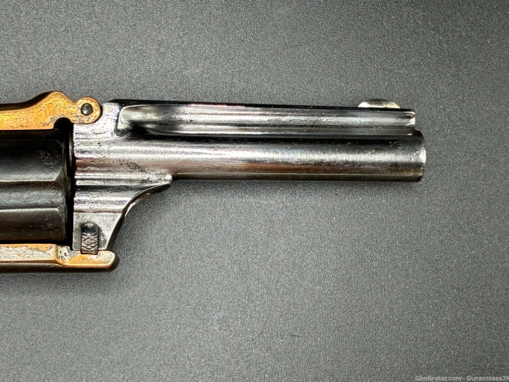 ANTIQUE RARE    J.M. Marlin Model 32 1875 pocket revolver .32RF-img-7