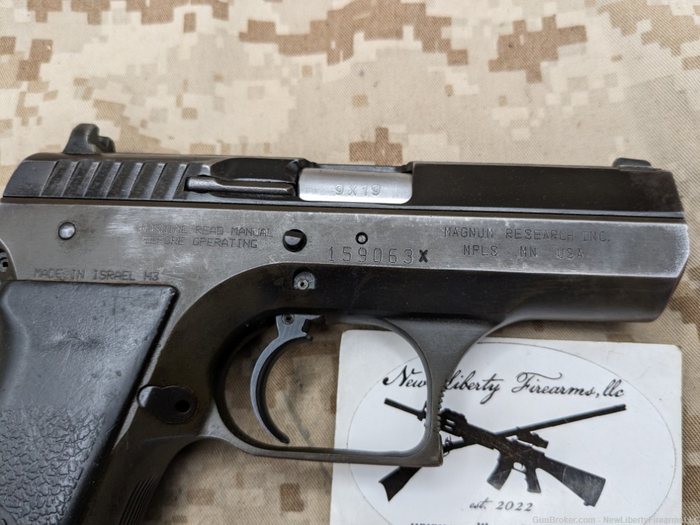 IMI/ Magnum Research Desert Eagle Pistol 9mm DA/SA Pistol 1-16rd Mag USED-img-3