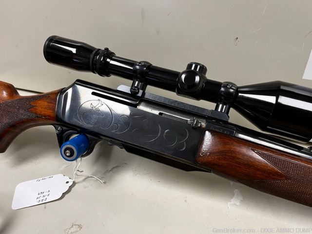 Browning BAR 30-06, 1 mag, 22" BBL, Burris 3-9 Scope, Leather Sling-img-8
