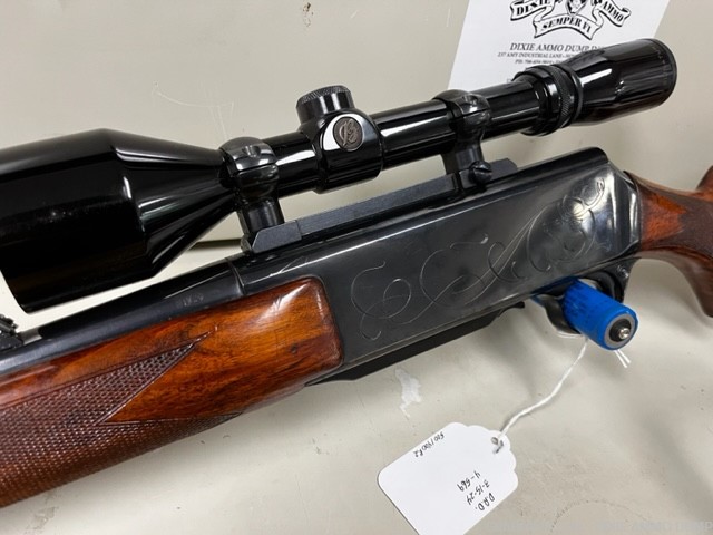 Browning BAR 30-06, 1 mag, 22" BBL, Burris 3-9 Scope, Leather Sling-img-3