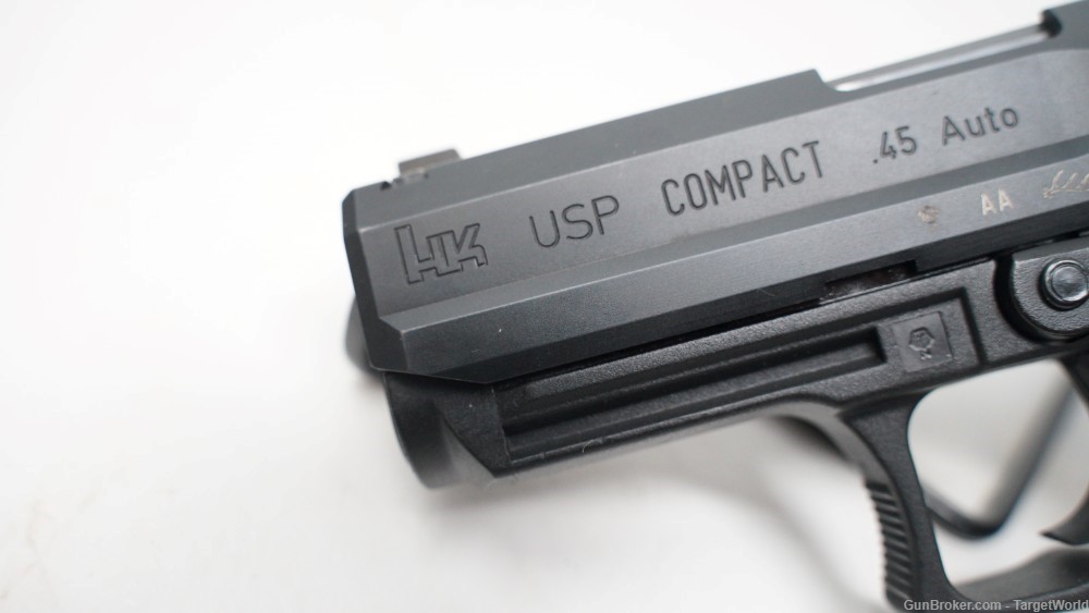 HECKLER & KOCH USP45 COMPACT V1 .45ACP BLACK 8 ROUNDS (19809)-img-13
