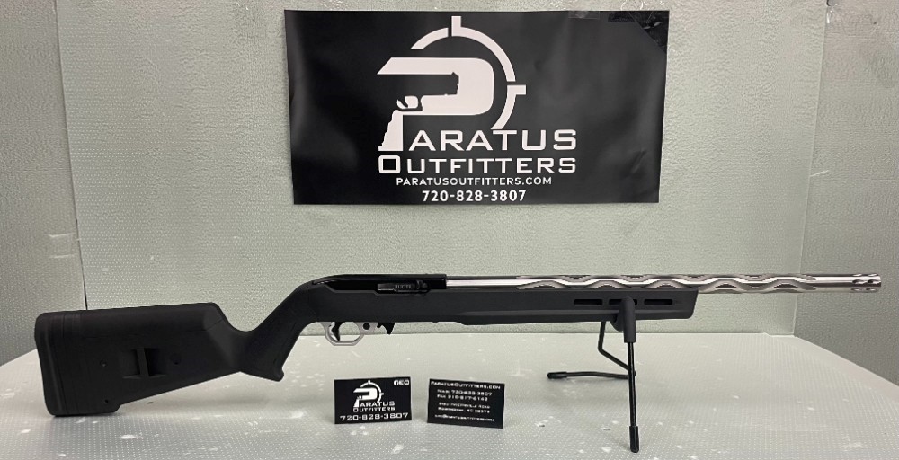 PARATUS CUSTOM RUGER 10/22 W/ MAGPUL STOCK .22 LR 18.5" NEW NO CC FEE-img-3