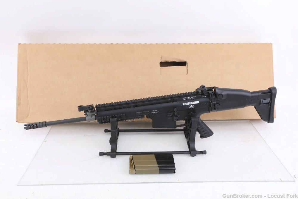 FN SCAR 17S 7.62x51 16.25" Black Adjustable UNFIRED w/ Factory Box NoReserv-img-0