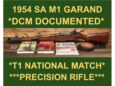 M1 GARAND 1954 DCM TYPE 1 NATIONAL MATCH MASTERPIECE PERFECT BORE BEAUTY
