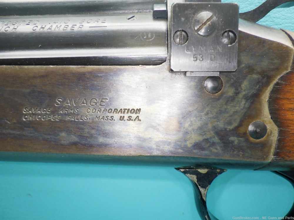 Savage 24 .22 Magnum/ .410ga 3in, 24"bbl Combination Gun, Lyman sight-img-8