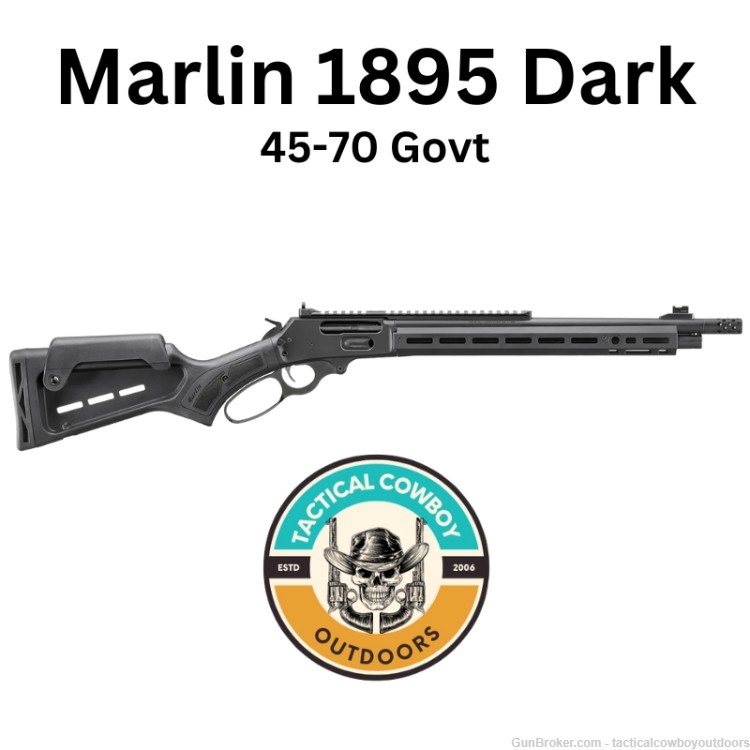 Marlin 1895 Dark Series 45-70 Govt 16.1" Threaded 5+1 70901 Tactical-img-0