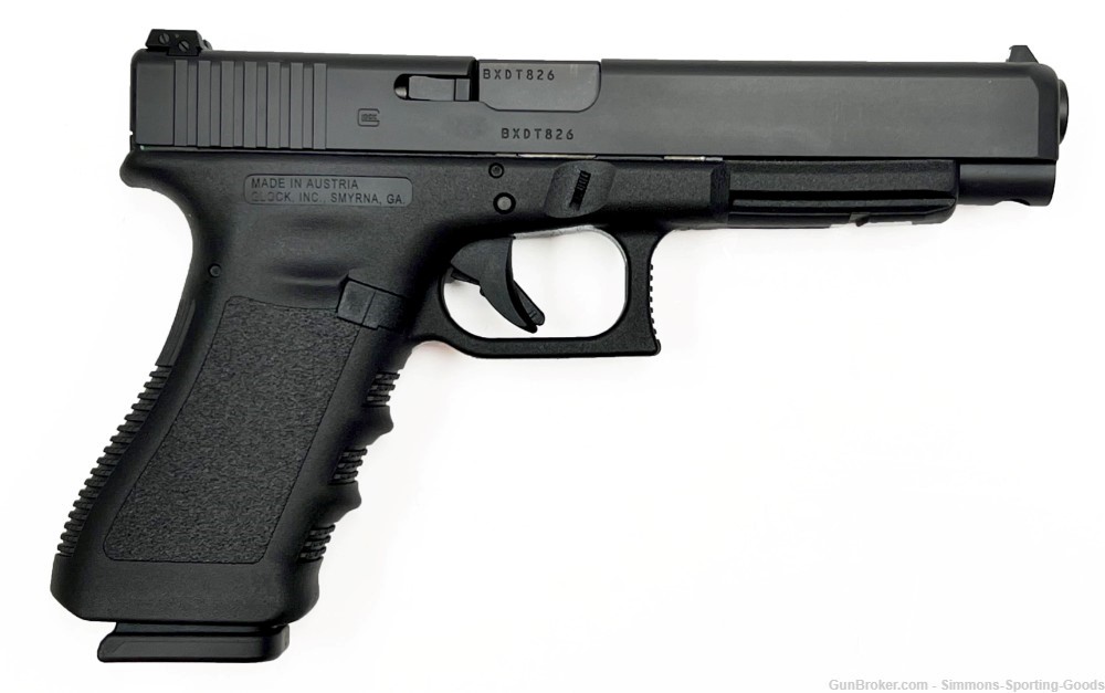 Glock G35 Gen 3 (PI3530103) 5.32" 40S&W 15Rd Semi Auto Pistol - Black-img-1