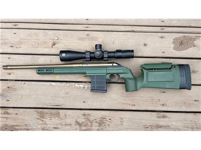 Ruger American Go Wild 6.5 CM With Eotech VUDU FFP Mil Scope, KRG Stock