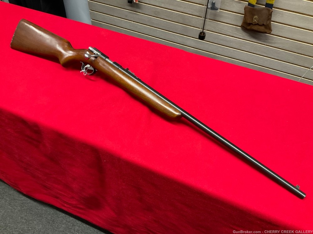 Rare vintage WINCHESTER single shot bolt rifle 47 22 short long LR 22lr -img-3
