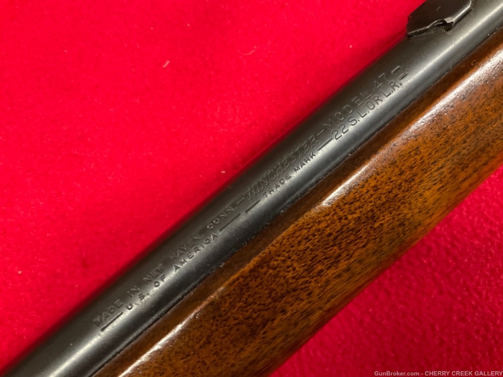 Rare vintage WINCHESTER single shot bolt rifle 47 22 short long LR 22lr -img-1