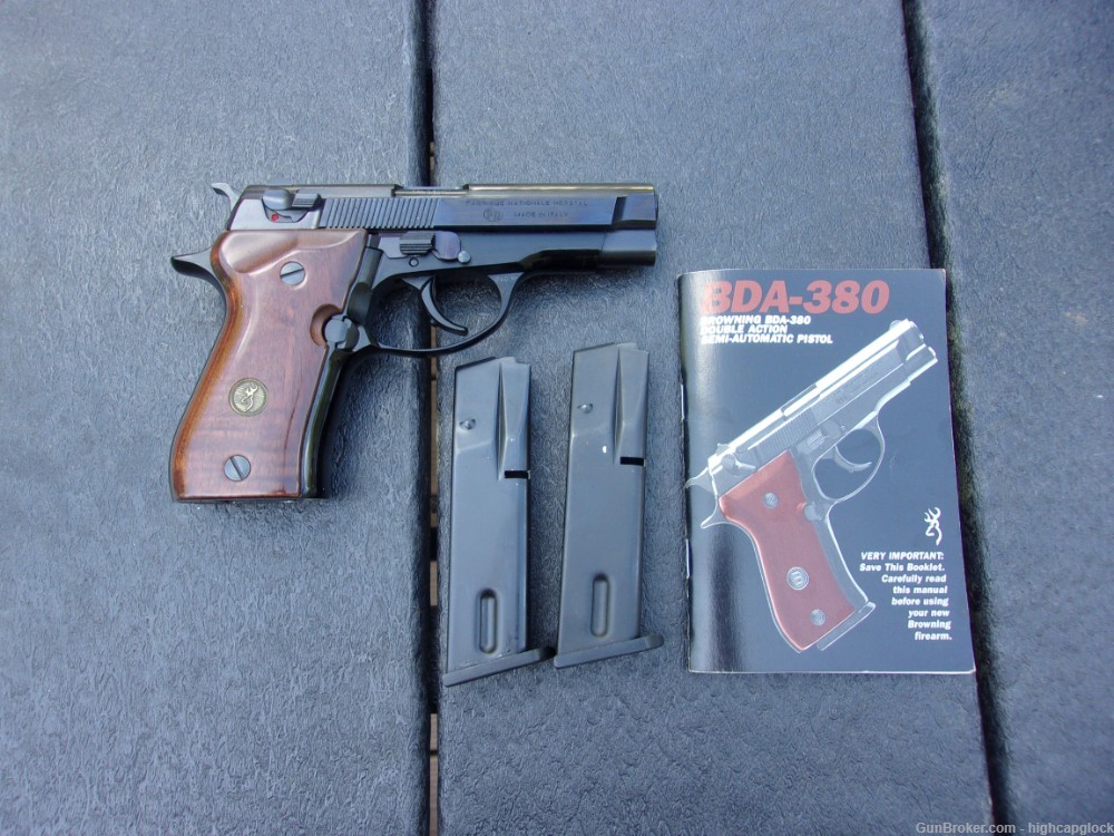 Browning BDA-380 .380 3.75" Semi Auto Pistol w/ Hi Cap Mags CLEAN $1START-img-1