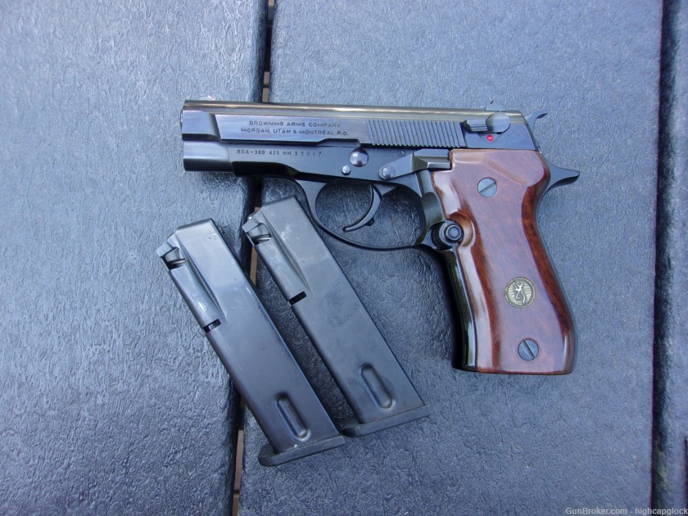 Browning BDA-380 .380 3.75" Semi Auto Pistol w/ Hi Cap Mags CLEAN $1START-img-3