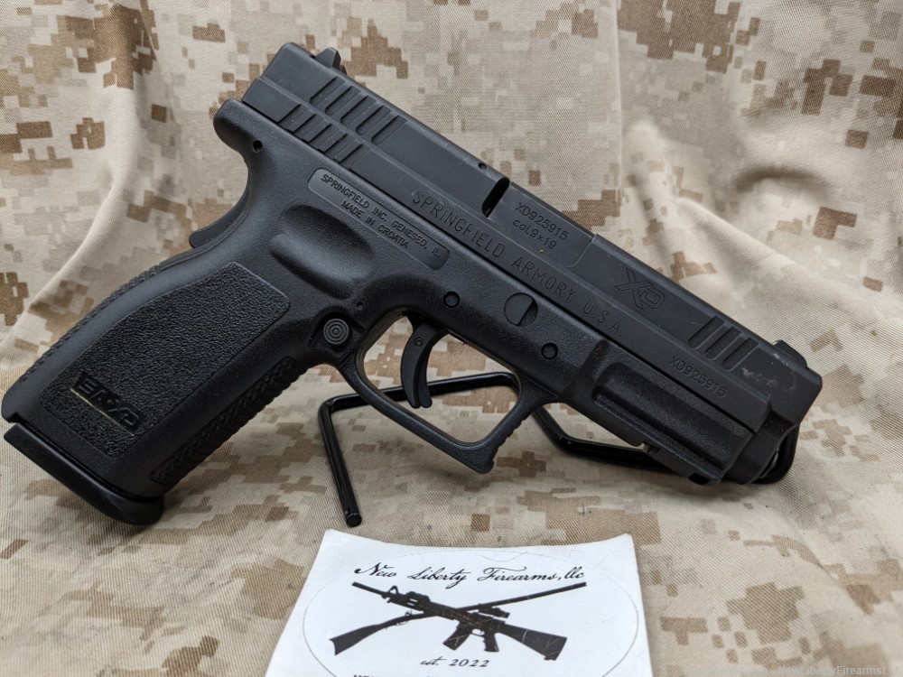 Springfield Armory XD-9 Pistol 9MM Used w/ 1-16 rd Mag Good Condition-img-0