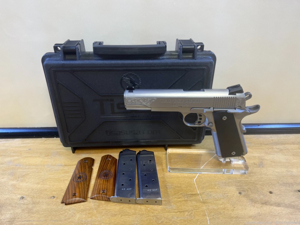 Tisas Republic of Texas 1911 .45 ACP Pistol 5" - Pre Owned-img-0