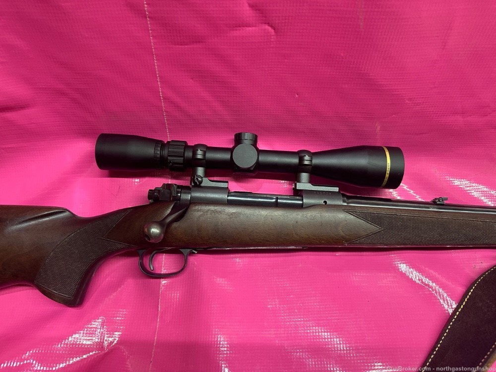 Winchester model 70 featherweight pre 67 .270 win 22” mfg 1956 with leupold-img-8