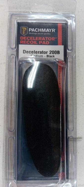 Pachmayr Decelerator Ultra Light Recoil Pad Grind to Fit 1/2" Black-img-0