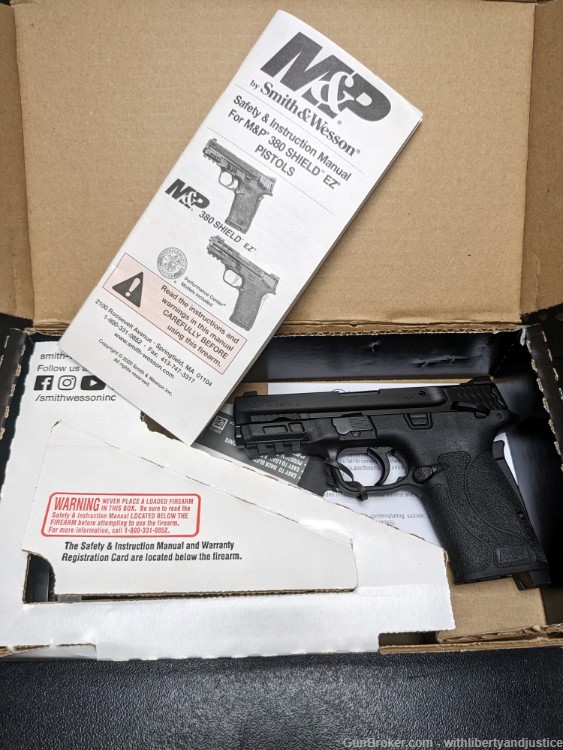 NEW - Smith & Wesson M&P380 Shield EZ M2.0 S&W M&P 380ACP Shield 2 MAGS BOX-img-3
