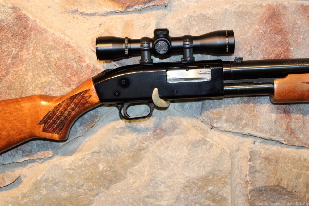 Mossberg Model 500A 12 Gauge pump Shotgun with Scope PENNY START!-img-1