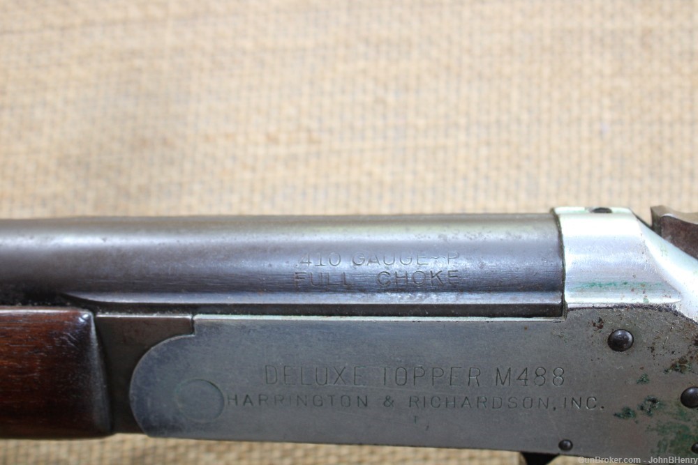 Harrington & Richardson Deluxe Topper M488 .410 FULL Choke Single Shot -img-15