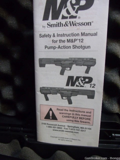 Smith & Wesson  M&P Bullpup 12 Gauge Pump-img-3