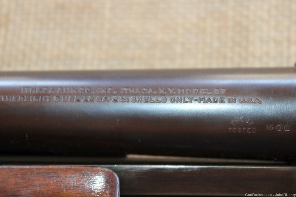 Ithaca Model 37 12 Gauge MOD Pump Shotgun VINTAGE PENNY START!-img-6