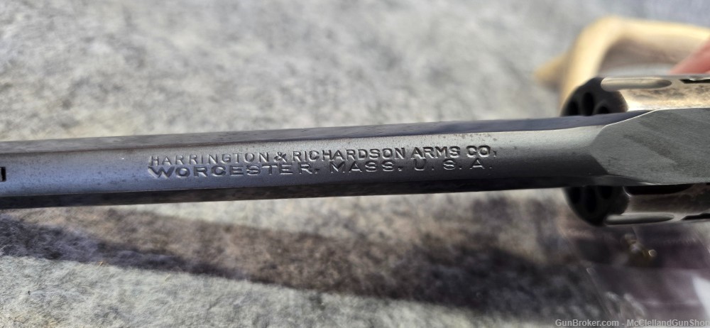 H&R Harrington & Richardson Sportsman Single Action 22 LR 6" 9rd PARTS GUN-img-8
