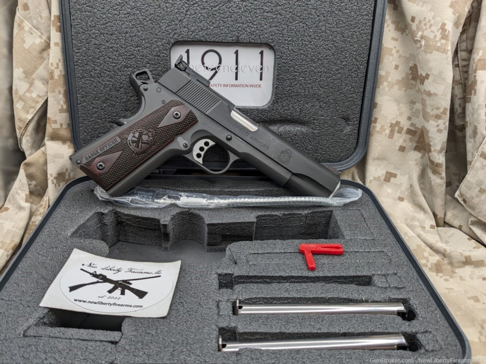 Springfield Armory 1911-A1 9MM Range Officer Target Pistol USED VG-img-0