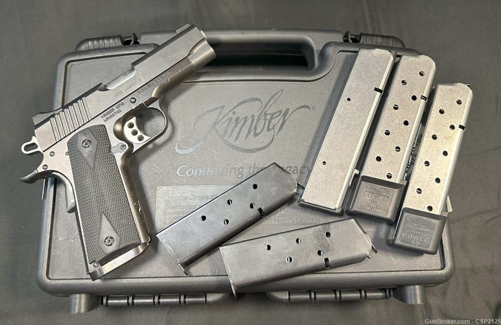 Kimber Pro Carry II 4" .45 ACP Match Grade Pistol + Case & 5 Mags-img-1