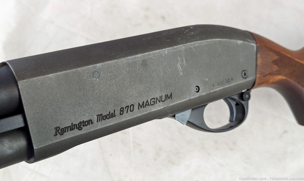 1994 Remington 870 Magnum 12ga 3" 25" Barrel 18.5" Barrel (6) Chokes Mag 12-img-2