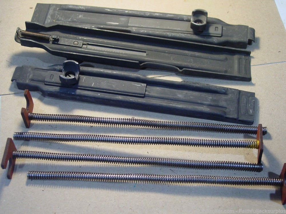 UZI Recoil Spring + Top Cover Surplus Military Parts Kit lot-img-2