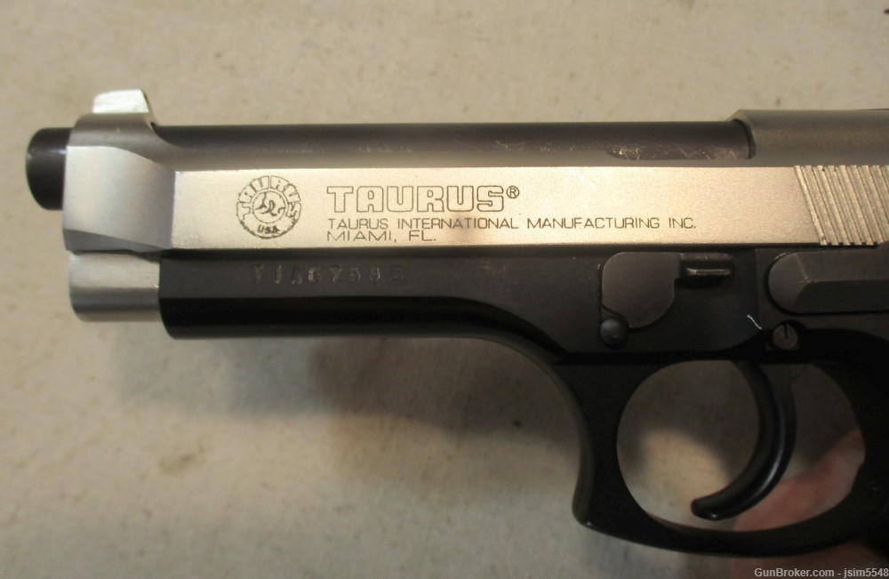 Taurus -PT99 AF-D- 9mm- 15+1- 5”- Semi-Automatic-Nickel-img-6