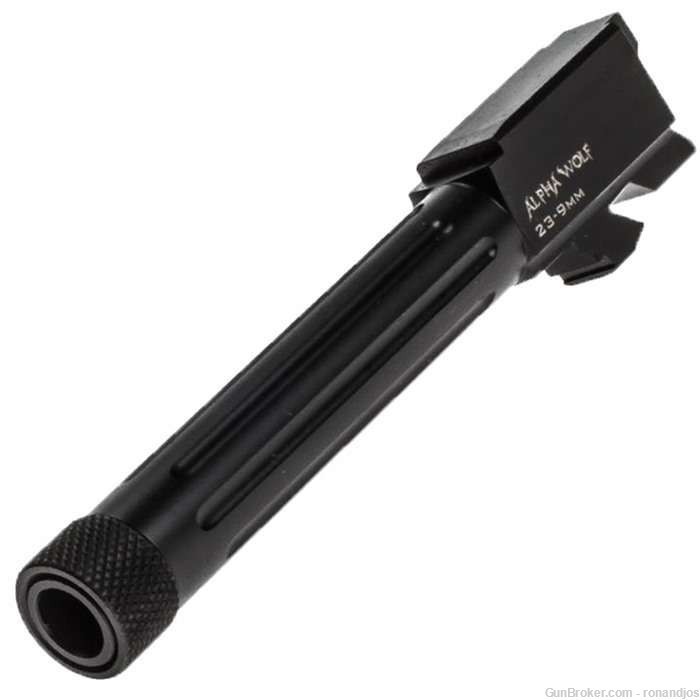  AlphaWolf Barrel For Glock 23/32 Conversion to 9mm Threaded 1/2 x 28-img-0