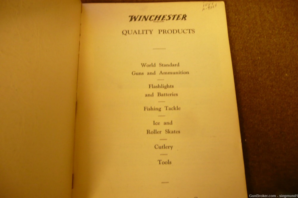 Winchester Catalog, Vintage 1926 EXCELLENT +-img-1