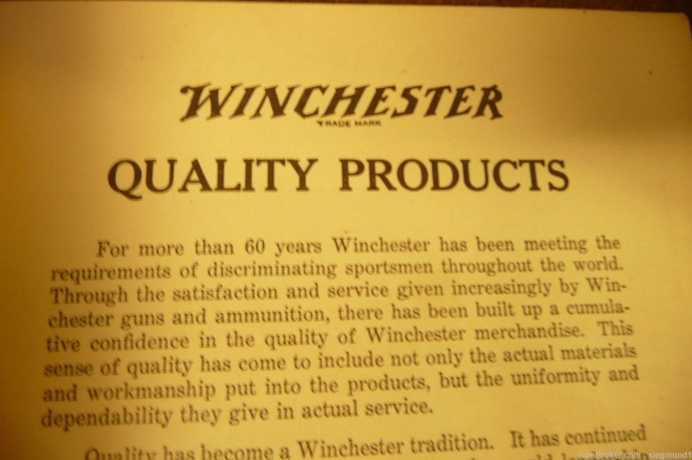 Winchester Catalog, Vintage 1926 EXCELLENT +-img-6