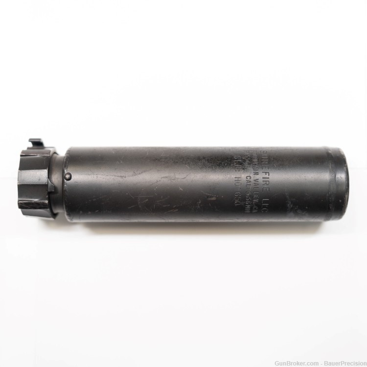 Surefire FA556K Suppressor USED w/ Muzzle Device H01650-img-0