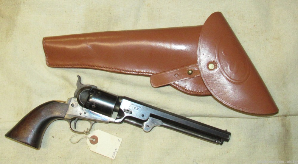 Early Navy Arms 1851 Colt Navy .36 Cal Percussion Revolver & Holster .01 NR-img-0