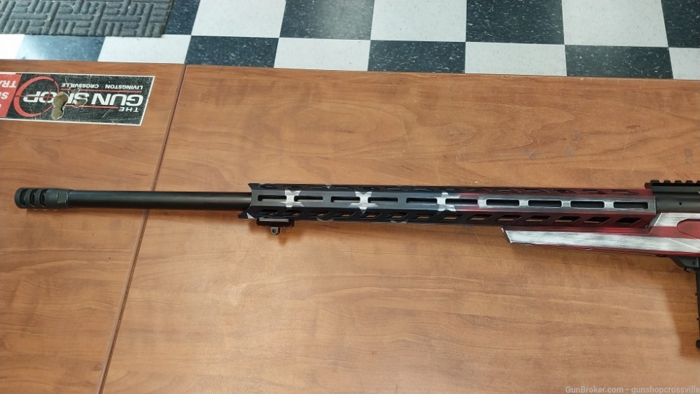 Howa M1500 Precision Chassis USA Flag 6.5mm Creedmore 24" Bolt-Action Rifle-img-9