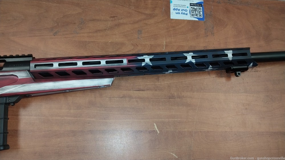 Howa M1500 Precision Chassis USA Flag 6.5mm Creedmore 24" Bolt-Action Rifle-img-3