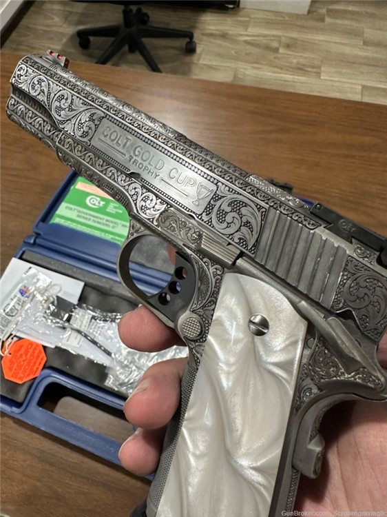 Colt Gold Cup Trophy 45acp Engraved-img-6