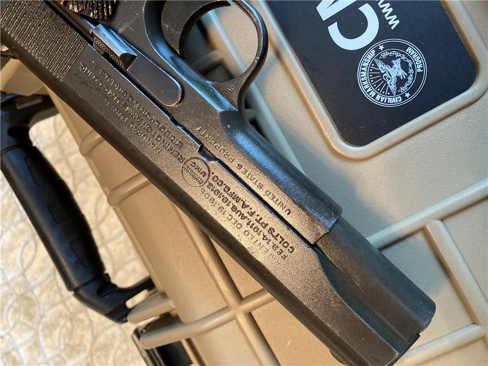 Remington UMC 1911 .45 WW1 1918 “RARE” SN14606 Colt 1911 CMP Certificate -img-9