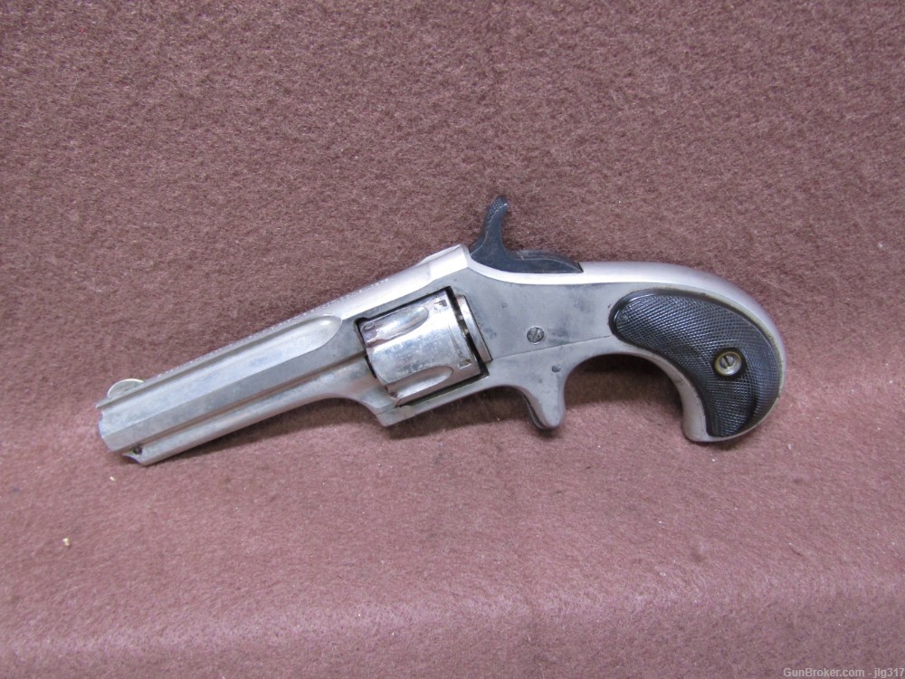 Antique E Remington and Sons 32 Cal 5 Shot Spur Trigger Revolver-img-4
