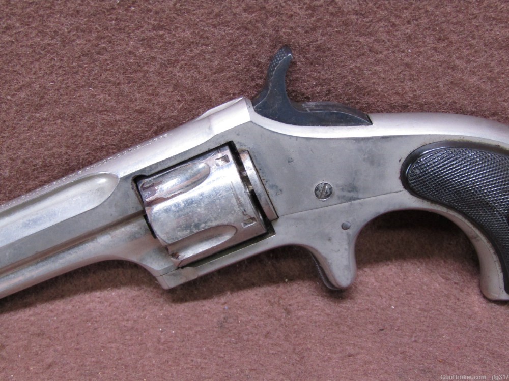 Antique E Remington and Sons 32 Cal 5 Shot Spur Trigger Revolver-img-6