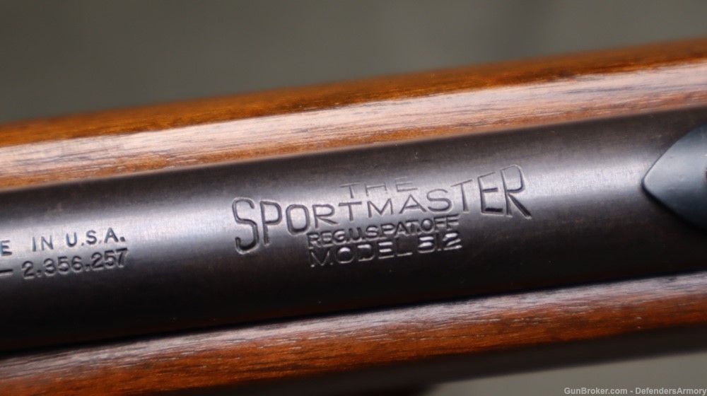 Remington Arms Sportmaster 512 .22 S/L/LR 25" Bolt Action Rifle 1952 C&R-img-46