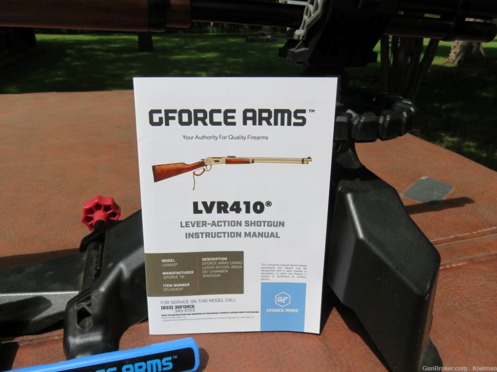 G Force Arms LVR410 20" 7+1 Brass Lever with Gorgeous Walnut Stock-img-5