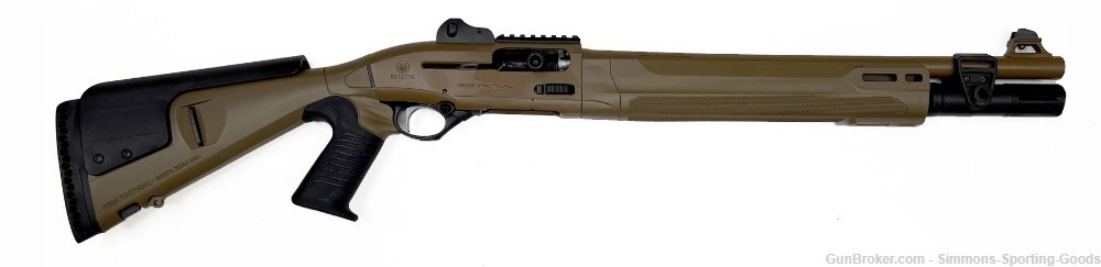 Beretta 1301 (J131M2TP18F) 18.5" 12ga 8Rd Mod2 Tactical Shotgun - FDE-img-1